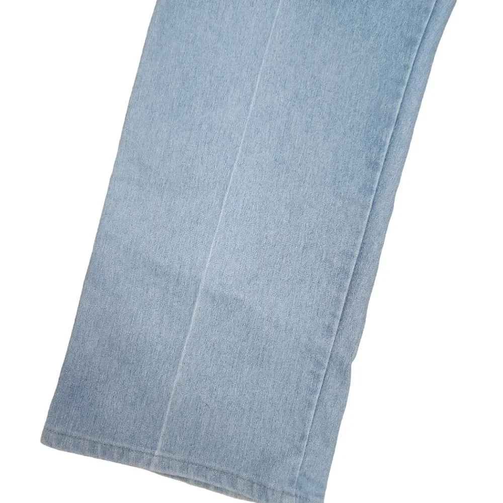 Wrangler Vintage Blue Jeans Light Wash Men's Stretch Classic Flex-Fit 42x30